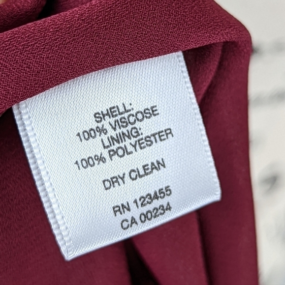 Lord & Taylor 424 Fifth Women's Red White Tropical Plants Size 2 Midi Skirt - Picture 8 of 10